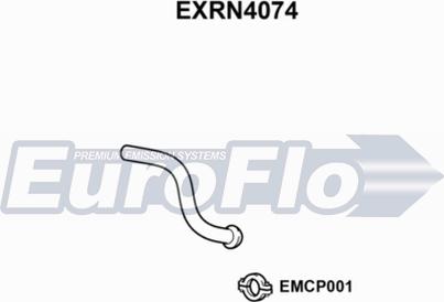 EuroFlo EXRN4074 - Труба вихлопного газу autocars.com.ua