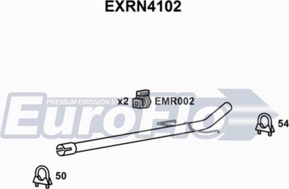 EuroFlo EXRN4102 - Труба вихлопного газу autocars.com.ua