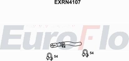 EuroFlo EXRN4107 - Труба вихлопного газу autocars.com.ua