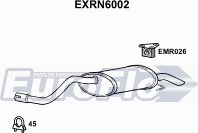 EuroFlo EXRN6002 - Глушитель выхлопных газов, конечный autodnr.net