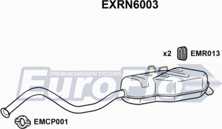 EuroFlo EXRN6003 - Глушитель выхлопных газов, конечный autodnr.net