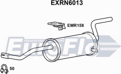 EuroFlo EXRN6013 - Глушник вихлопних газів кінцевий autocars.com.ua