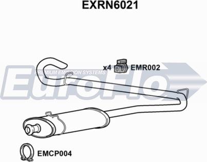 EuroFlo EXRN6021 - Глушник вихлопних газів кінцевий autocars.com.ua