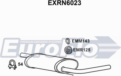 EuroFlo EXRN6023 - Глушник вихлопних газів кінцевий autocars.com.ua