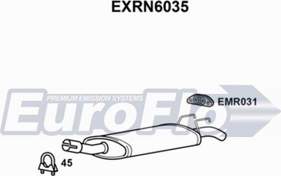 EuroFlo EXRN6035 - Глушник вихлопних газів кінцевий autocars.com.ua