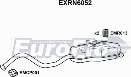 EuroFlo EXRN6052 - Глушник вихлопних газів кінцевий autocars.com.ua