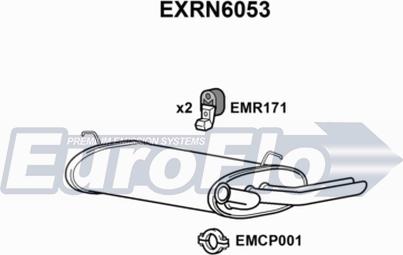 EuroFlo EXRN6053 - Глушник вихлопних газів кінцевий autocars.com.ua