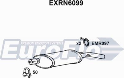 EuroFlo EXRN6099 - Глушник вихлопних газів кінцевий autocars.com.ua