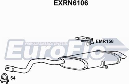 EuroFlo EXRN6106 - Глушник вихлопних газів кінцевий autocars.com.ua