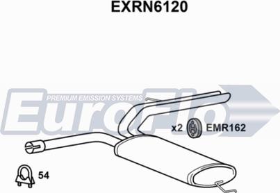 EuroFlo EXRN6120 - Глушник вихлопних газів кінцевий autocars.com.ua