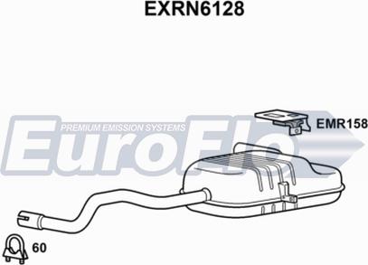 EuroFlo EXRN6128 - Глушник вихлопних газів кінцевий autocars.com.ua