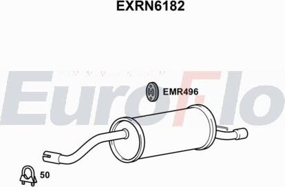 EuroFlo EXRN6182 - Глушник вихлопних газів кінцевий autocars.com.ua