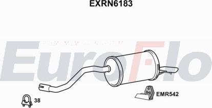 EuroFlo EXRN6183 - Глушник вихлопних газів кінцевий autocars.com.ua