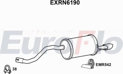 EuroFlo EXRN6190 - Глушник вихлопних газів кінцевий autocars.com.ua