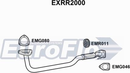 EuroFlo EXRR2000 - Труба вихлопного газу autocars.com.ua