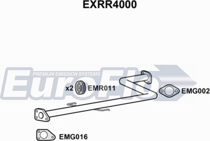 EuroFlo EXRR4000 - Труба вихлопного газу autocars.com.ua