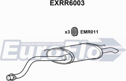 EuroFlo EXRR6003 - Глушник вихлопних газів кінцевий autocars.com.ua