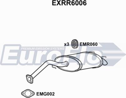 EuroFlo EXRR6006 - Глушник вихлопних газів кінцевий autocars.com.ua