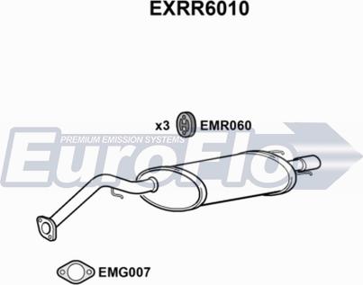 EuroFlo EXRR6010 - Глушник вихлопних газів кінцевий autocars.com.ua