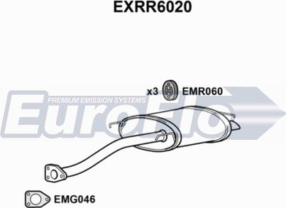 EuroFlo EXRR6020 - Глушник вихлопних газів кінцевий autocars.com.ua