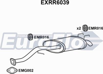 EuroFlo EXRR6039 - Глушник вихлопних газів кінцевий autocars.com.ua