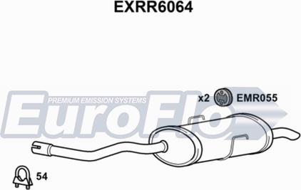 EuroFlo EXRR6064 - Глушник вихлопних газів кінцевий autocars.com.ua