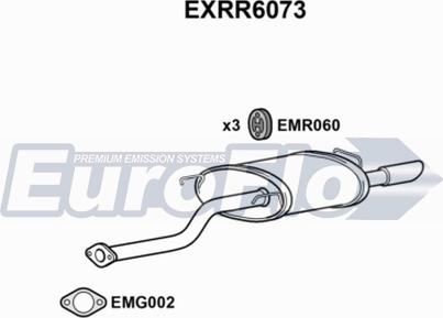 EuroFlo EXRR6073 - Глушник вихлопних газів кінцевий autocars.com.ua