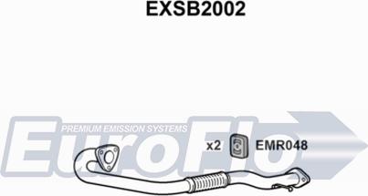 EuroFlo EXSB2002 - Труба вихлопного газу autocars.com.ua