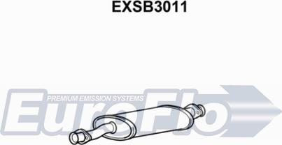 EuroFlo EXSB3011 - Середній глушник вихлопних газів autocars.com.ua