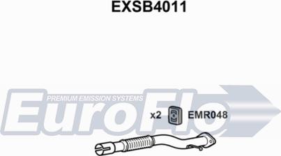 EuroFlo EXSB4011 - Труба вихлопного газу autocars.com.ua