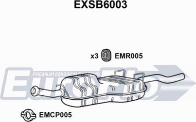 EuroFlo EXSB6003 - Глушник вихлопних газів кінцевий autocars.com.ua