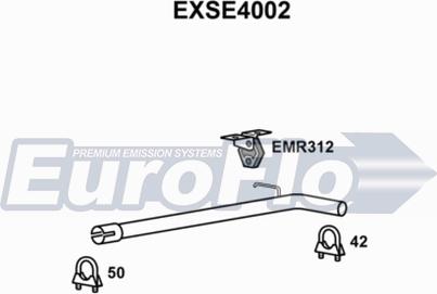 EuroFlo EXSE4002 - Труба выхлопного газа autodnr.net