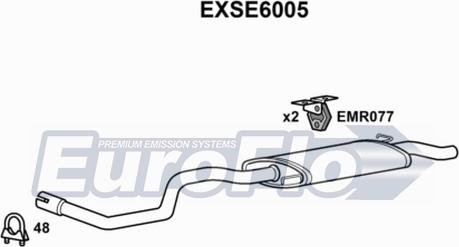 EuroFlo EXSE6005 - Глушник вихлопних газів кінцевий autocars.com.ua