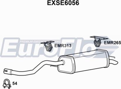 EuroFlo EXSE6056 - Глушник вихлопних газів кінцевий autocars.com.ua