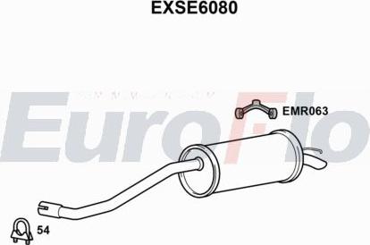 EuroFlo EXSE6080 - Глушник вихлопних газів кінцевий autocars.com.ua