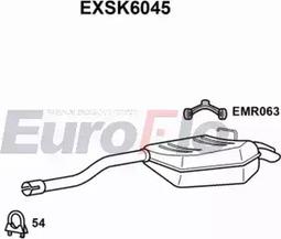 EuroFlo EXSK6045 - Глушник вихлопних газів кінцевий autocars.com.ua