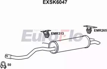 EuroFlo EXSK6047 - Глушник вихлопних газів кінцевий autocars.com.ua