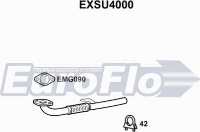 EuroFlo EXSU4000 - Труба вихлопного газу autocars.com.ua