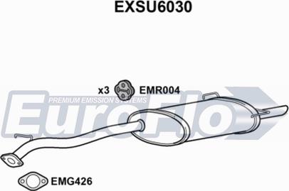 EuroFlo EXSU6030 - Глушник вихлопних газів кінцевий autocars.com.ua