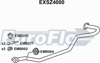 EuroFlo EXSZ4000 - Труба вихлопного газу autocars.com.ua