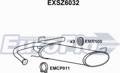 EuroFlo EXSZ6032 - Глушник вихлопних газів кінцевий autocars.com.ua