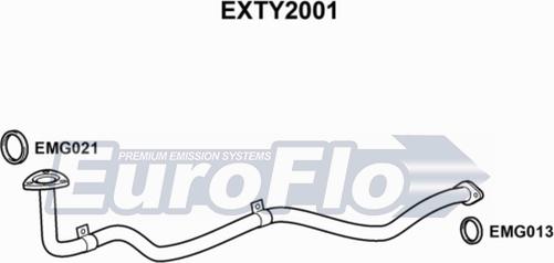 EuroFlo EXTY2001 - Труба вихлопного газу autocars.com.ua