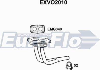 EuroFlo EXVO2010 - Труба вихлопного газу autocars.com.ua