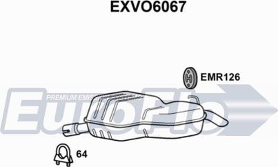 EuroFlo EXVO6067 - Глушник вихлопних газів кінцевий autocars.com.ua