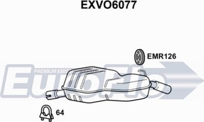 EuroFlo EXVO6077 - Глушник вихлопних газів кінцевий autocars.com.ua