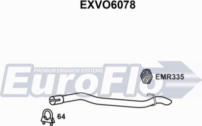 EuroFlo EXVO6078 - Насадка випускної труби autocars.com.ua