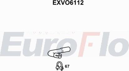 EuroFlo EXVO6112 - Глушник вихлопних газів кінцевий autocars.com.ua