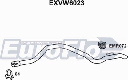 EuroFlo EXVW6023 - Насадка випускної труби autocars.com.ua
