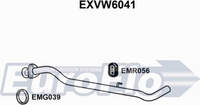 EuroFlo EXVW6041 - Насадка випускної труби autocars.com.ua