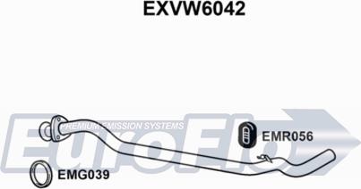 EuroFlo EXVW6042 - Насадка випускної труби autocars.com.ua